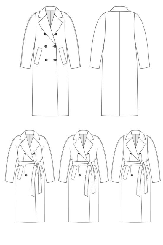 Pattern Coat 0105: buy and download